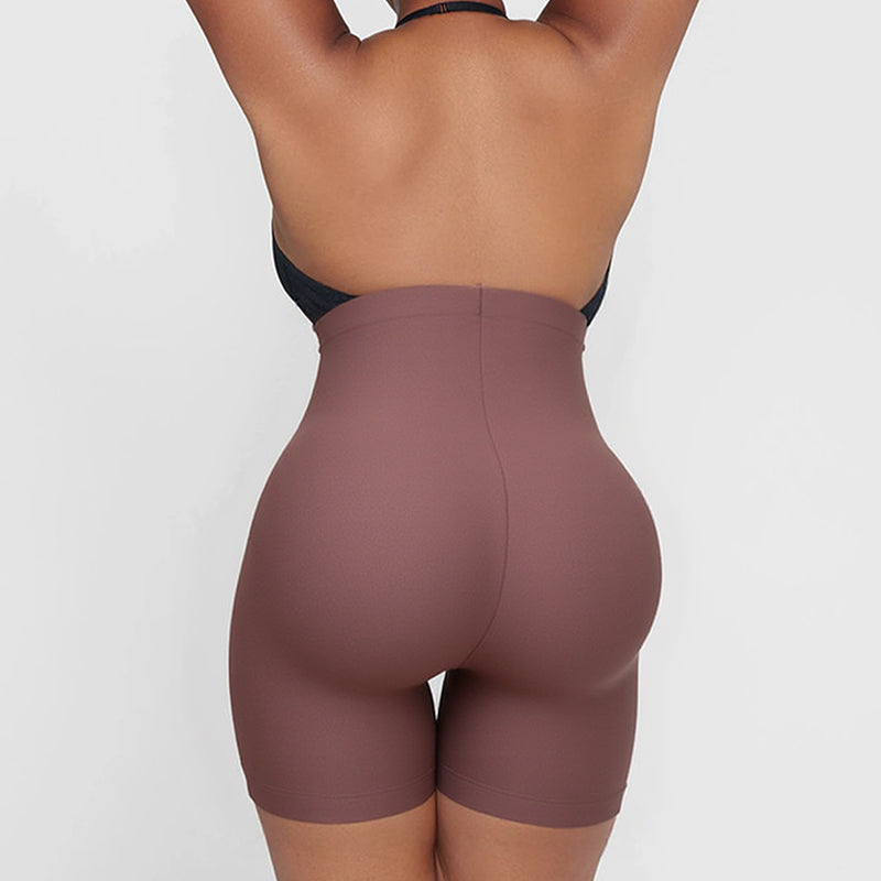 Sexy Slimming Plus Size Butt Lifter Sculpt Tummy Control Butt Lift Mid Rise Short