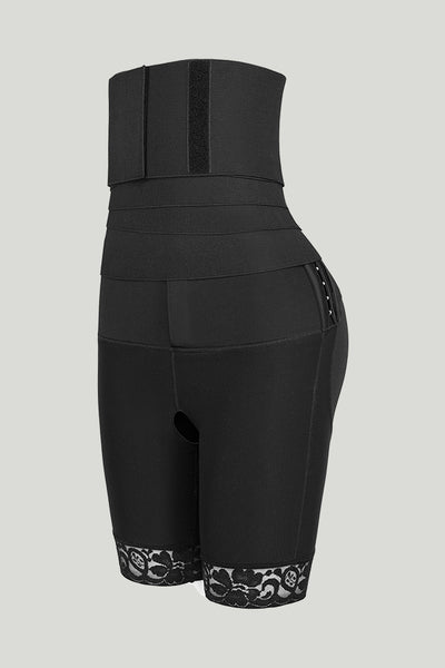 2 in 1 Pants Detachable Bandage Wrap Waist Trainer Shapewear Shorts With Butt Lifter