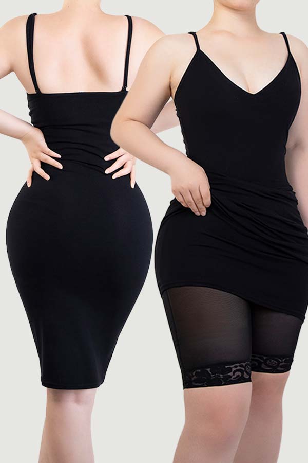 8 in 1 Lounge Sleeveless Backless Built-In Shapewear Dress