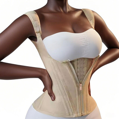 Sculpt Hourglass Vest Waist Trainer With Adjustable Shoulder Strap