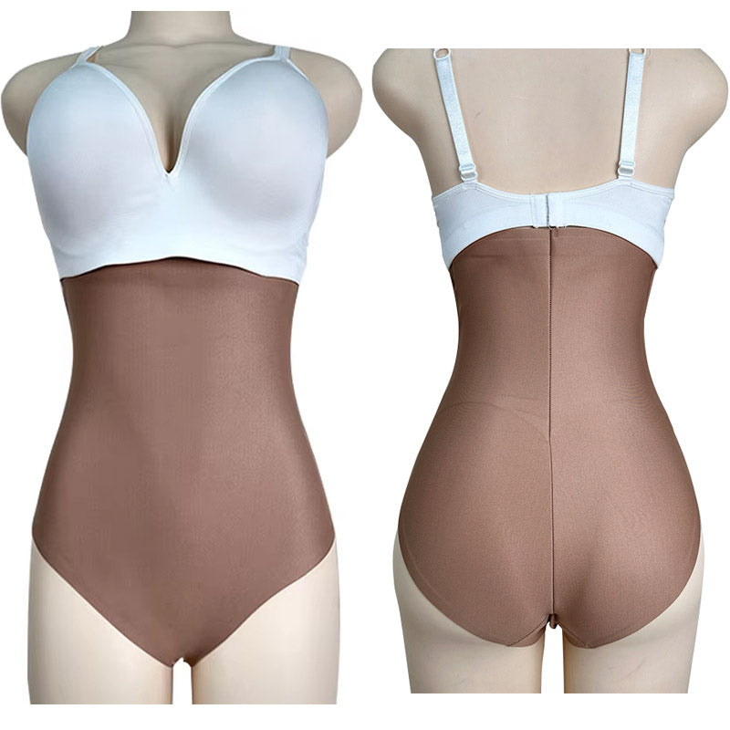 Seamless Body Shaper Butt Lifter High Waist Sculpt Tummy Control High-Waist Brief