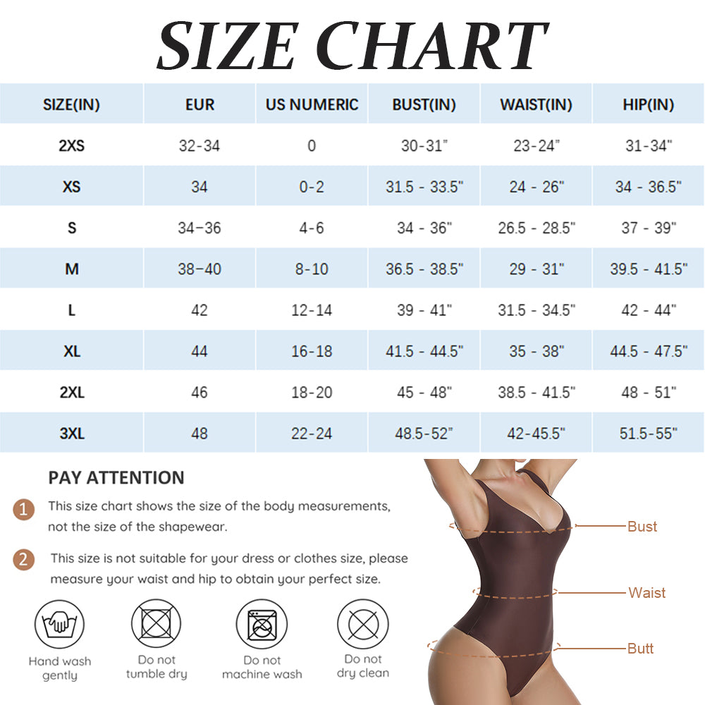 Full Body High Waist Seamless Scuplt Plumge Thong Seamless Bodysuit