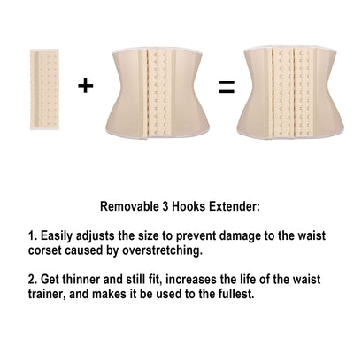 Waist Trainer Hooks Extender for 7 Inches and 9 Inches Short Torso Waist Cincher